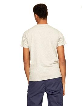 Camiseta Pepe Jeans Estampada Morton Gris Para Hombre