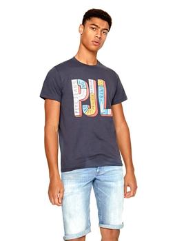 Camiseta Pepe Jeans PJL Sampson Color Marino Para Hombre