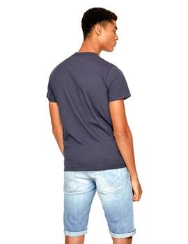 Camiseta Pepe Jeans PJL Sampson Color Marino Para Hombre