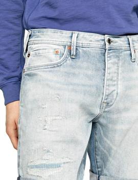 Bermudas Pepe Jeans 5 Bolsillos Stanley Repair Para Hombre