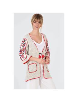 Chaqueta The Extreme Collection Agata Beige Para Mujer