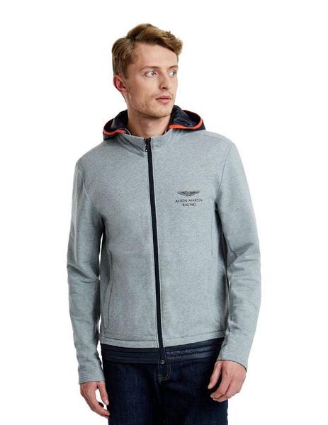 Comprar Sudadera Hackett Aston Martin Racing con capucha y cremallera