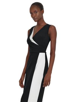 Vestido Ralph Lauren Maribella Blanco y Negro Para Mujer