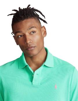 Polo Ralph Lauren Verde Claro Custom Slim Fit