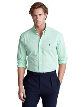 Camisa Ralph Lauren Verde Cuadros Para Hombre