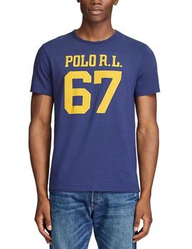 Camiseta Ralph Lauren Marino Número Estampado Para Hombre