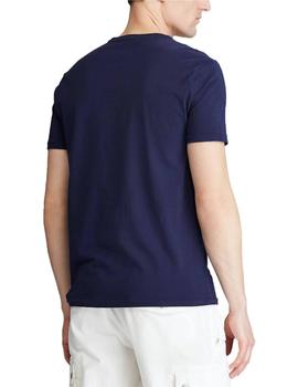 Camiseta Ralph Lauren Azul Marino Oso Para Hombre