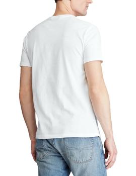 Camiseta Ralph Lauren Blanco Oso Para Hombre