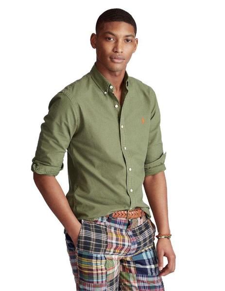 Camisas para hombre verde militar deals
