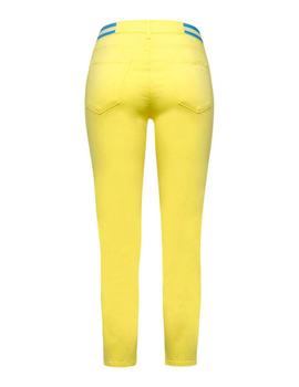 Pantalón Brax Amarillo Para Mujer
