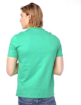 Camiseta Gas Verde Con Estampado Para Hombre
