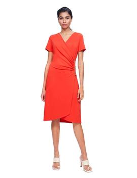 Vestido Javier Simorra Tropy Coral Para Mujer