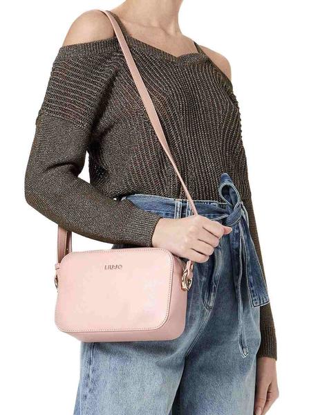 Lanzamiento constructor Destello Bolso Liu Jo Bandolera Rosa Para Mujer