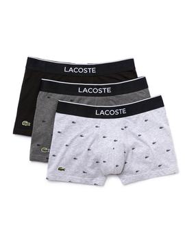 Lote de 3 bóxers Lacoste cortos Casual Signature Para Hombre