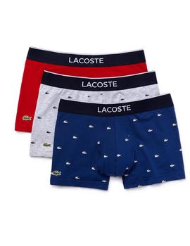 Lote de 3 bóxers Lacoste cortos Casual  Para Hombre