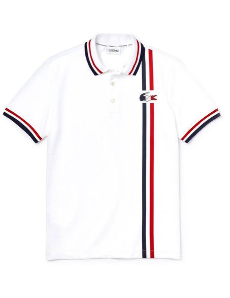 Polo lacoste cheap blanco hombre