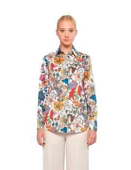 Camisa Mirto Estampada Multicolor Para