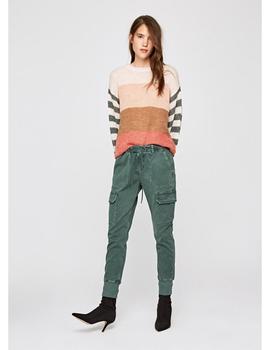 Pantalones Pepe Jeans Básicos Crusade Verdes Para Mujer