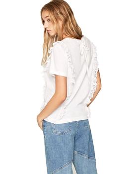 Camiseta Pepe Jeans Con Volantes Dante Para Mujer