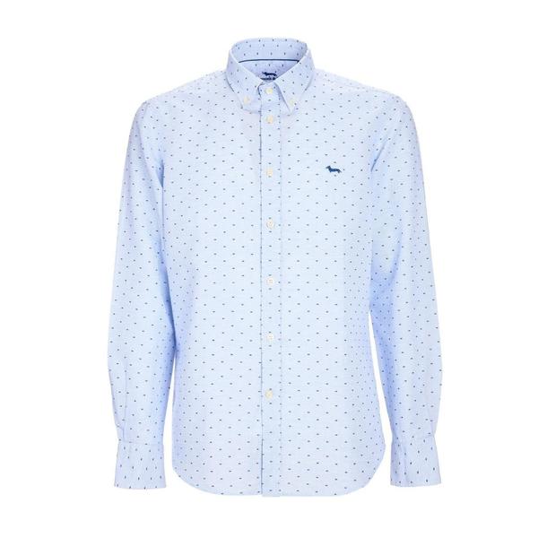 Harmont - Blaine Estampada Azul Para Hombre