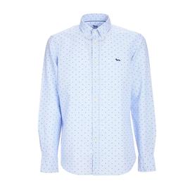 Camisa Harmont - Blaine Estampada Azul Para Hombre