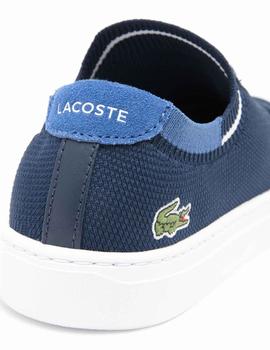 Zapatillas Lacoste La Piquée de Tela Marino Para Hombre