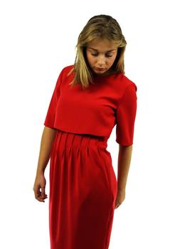 Vestido Emporio Armani Rojo Para Mujer