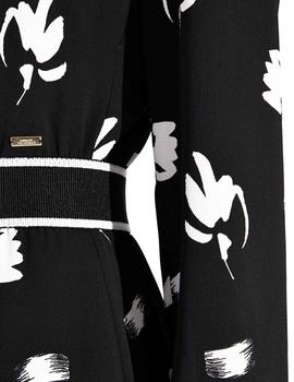 Vestido Armani Exchange Floral Blanco y Negro Para Mujer
