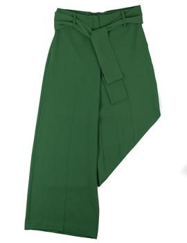 Pantalón Parole Ancho Lazo Verde Para Mujer