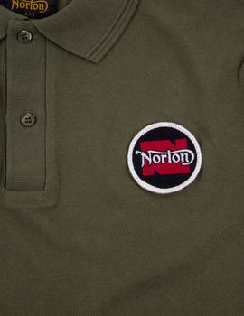 Polo Norton Verde Khaki Para Hombre