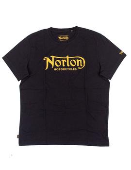 Camiseta Norton Negra Para Hombre