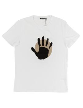 Camiseta Antony Morato Regular Blanca Estampada Para Hombre