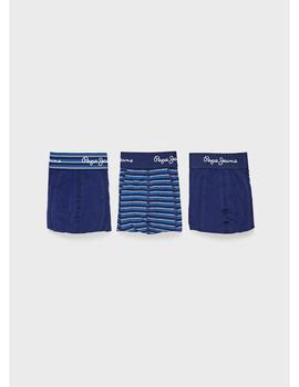 Pack 3 Boxers Pepe Jeans Hark Para Hombre
