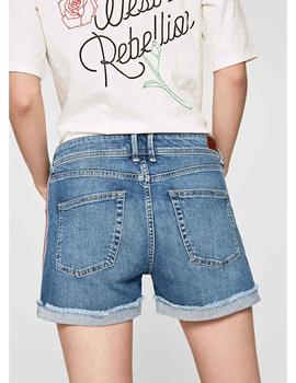 Shorts Pepe Jeans Casual Thrasher Bling Para Mujer