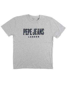 Camiseta Pepe Jeans Gris Para Hombre