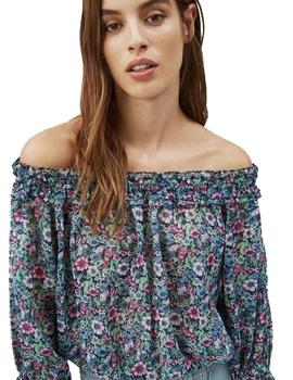 Blusa Pepe Jeans Hedy Multicolor Para Mujer