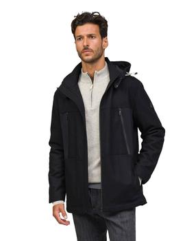 Parka Etiem Corta Negra Para Hombre