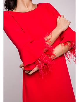 Vestido Rojo De Fiesta de Alba Conde para mujer