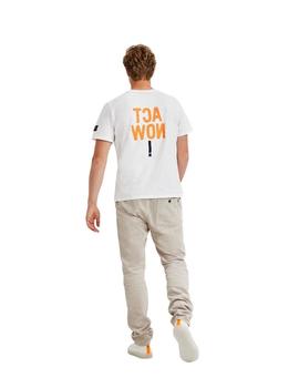 Camiseta Ecoalf Tadeo Blanco Para Hombre