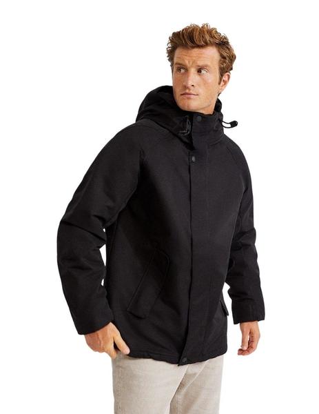 Enfermedad Ruina Ceniza Chaqueta Técnica Ecoalf Japan Negra Para Hombre