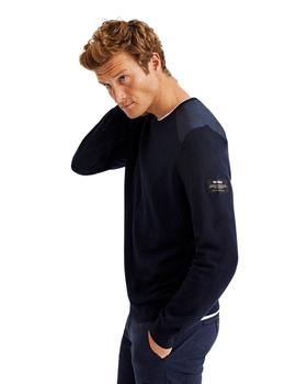 Ecoalf  Charles Knit Sweater Man Midnight Navy