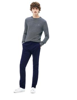 Pantalón Lacoste Chino Slim Fit De Gabardina Para Hombre