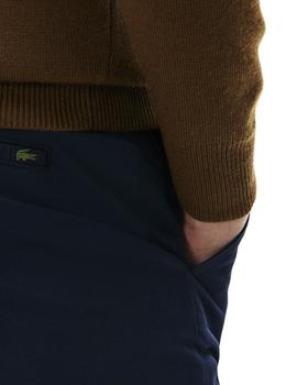 Pantalón Lacoste Chino Slim Fit De Gabardina Para Hombre