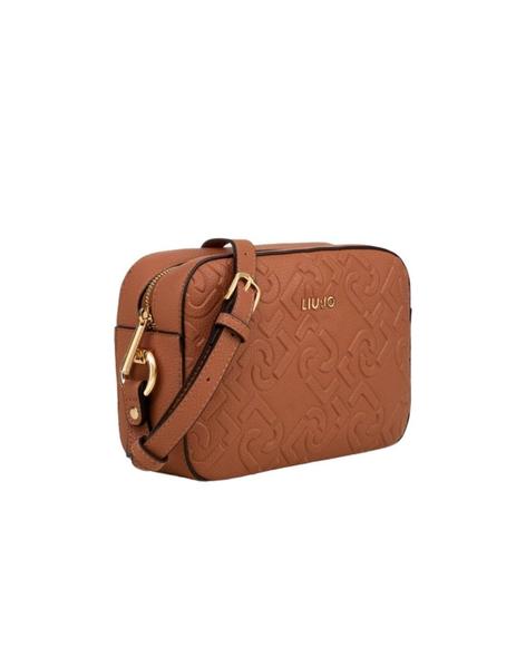 Bandolera Liu Jo Con Logotipo Marr n Para Mujer