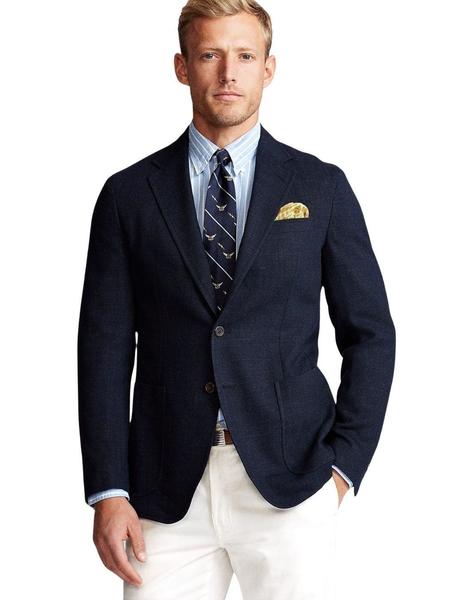 Americana Ralph Lauren Sport Marino Para Hombre