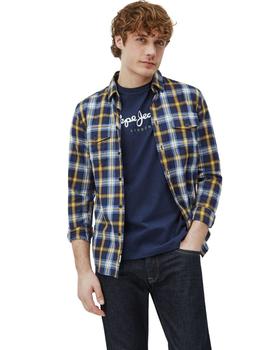 Camisa Pepe Jeans Trafford Cuadros Para Hombre