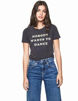 Camiseta Pepe Jeans Sarah Negra Para Mujer