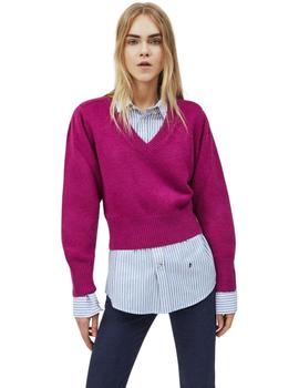 Jersey Pepe Jeans Sussi Rosa Para Mujer
