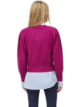 Jersey Pepe Jeans Sussi Rosa Para Mujer