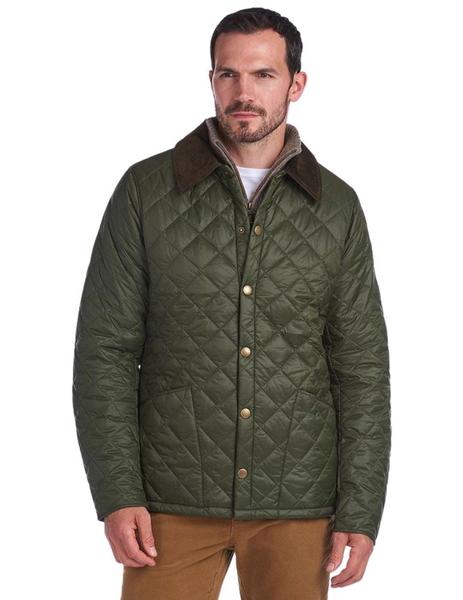 Chaqueta Guateada Verde Para Hombre